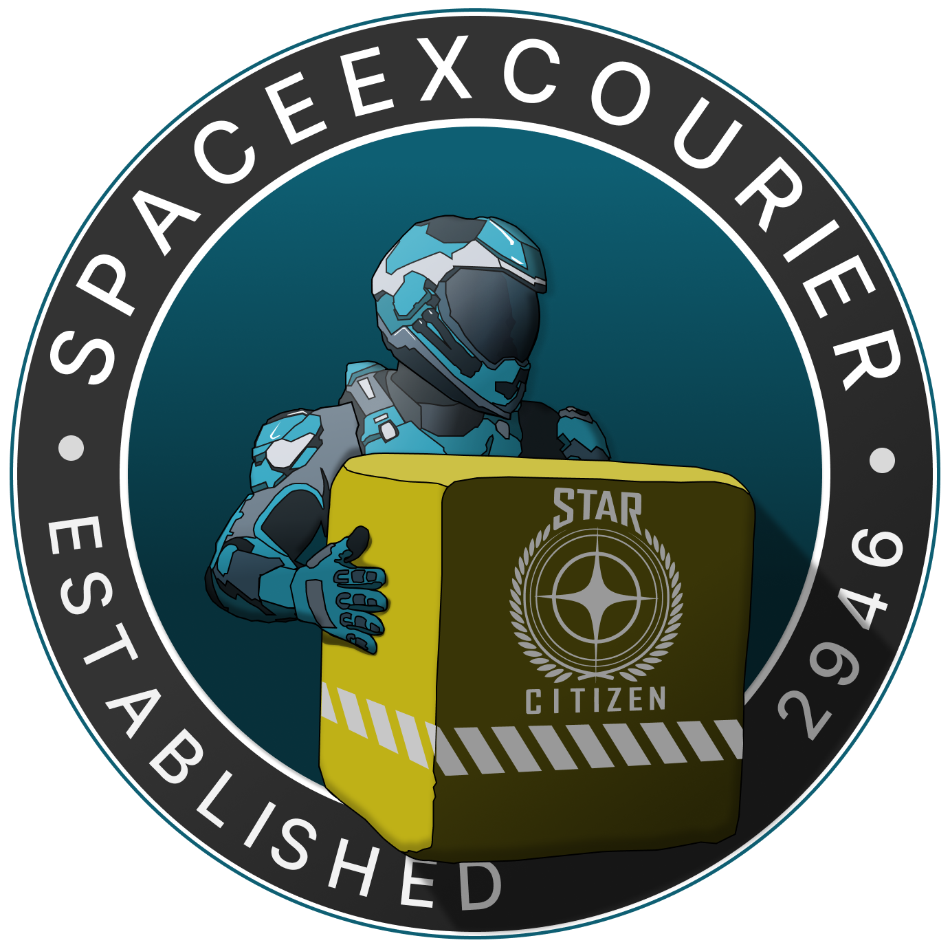 Space Ex Courier Logo